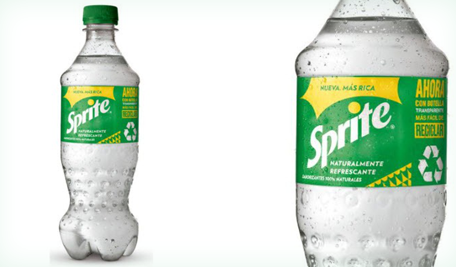 Packaging de Sprite con el logo anterior