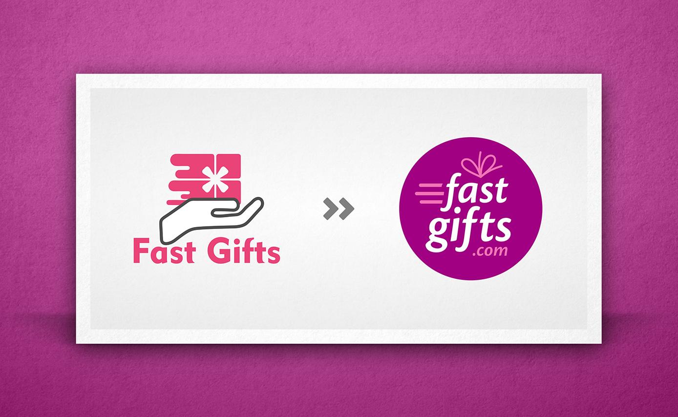 Nuevo Logotipo FAST-GIFTS Tienda de Regalos