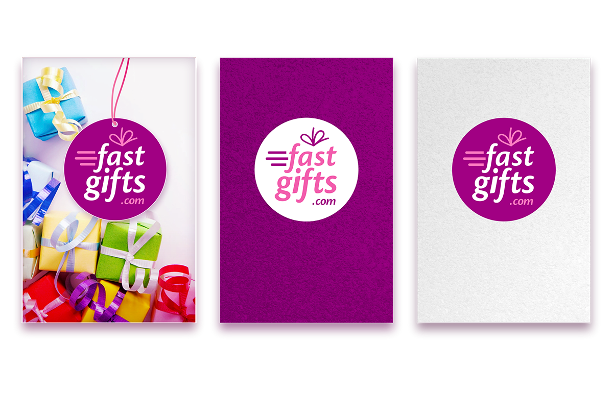 Aplicaciones de Logotipo "Tienda de Regalos Fast-Gifts"