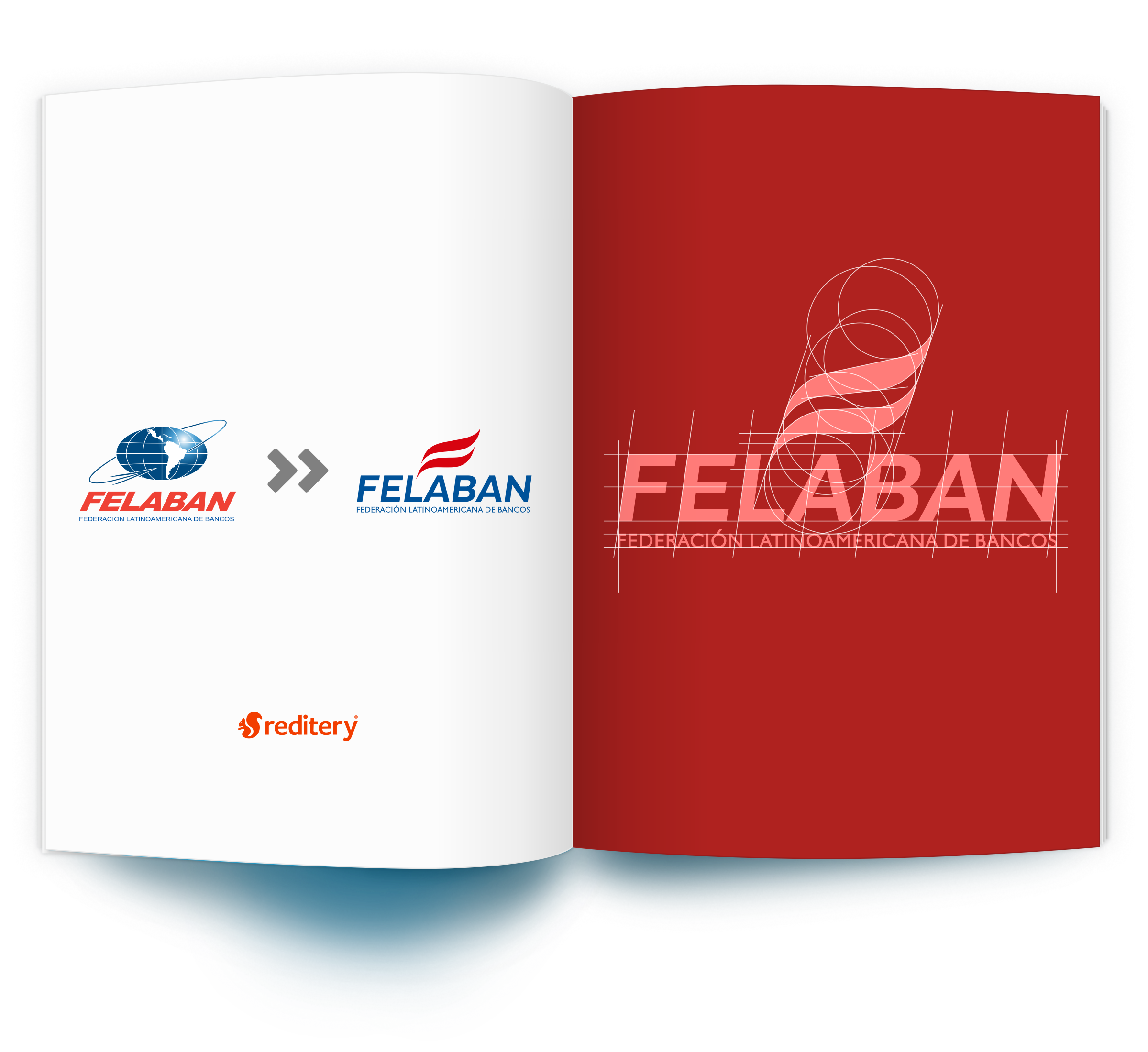 Reticula de Nuevo Logo "Federación Latinoamericana de Bancos FELABAN"
