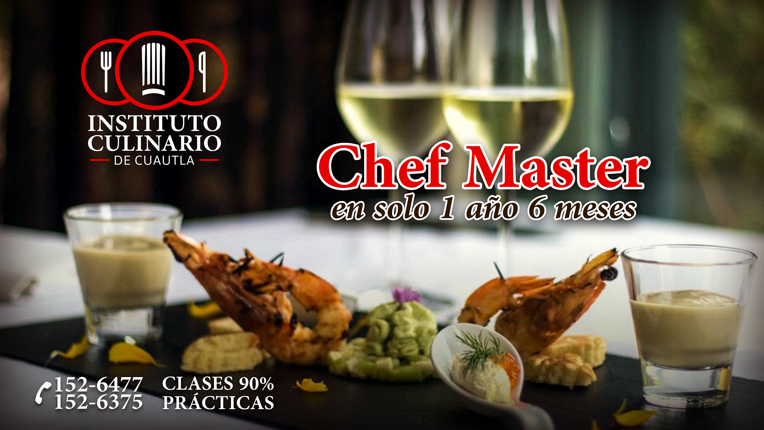 Cursos de Cocina Profesional "Instituto Culinario de Cuautla" Poster